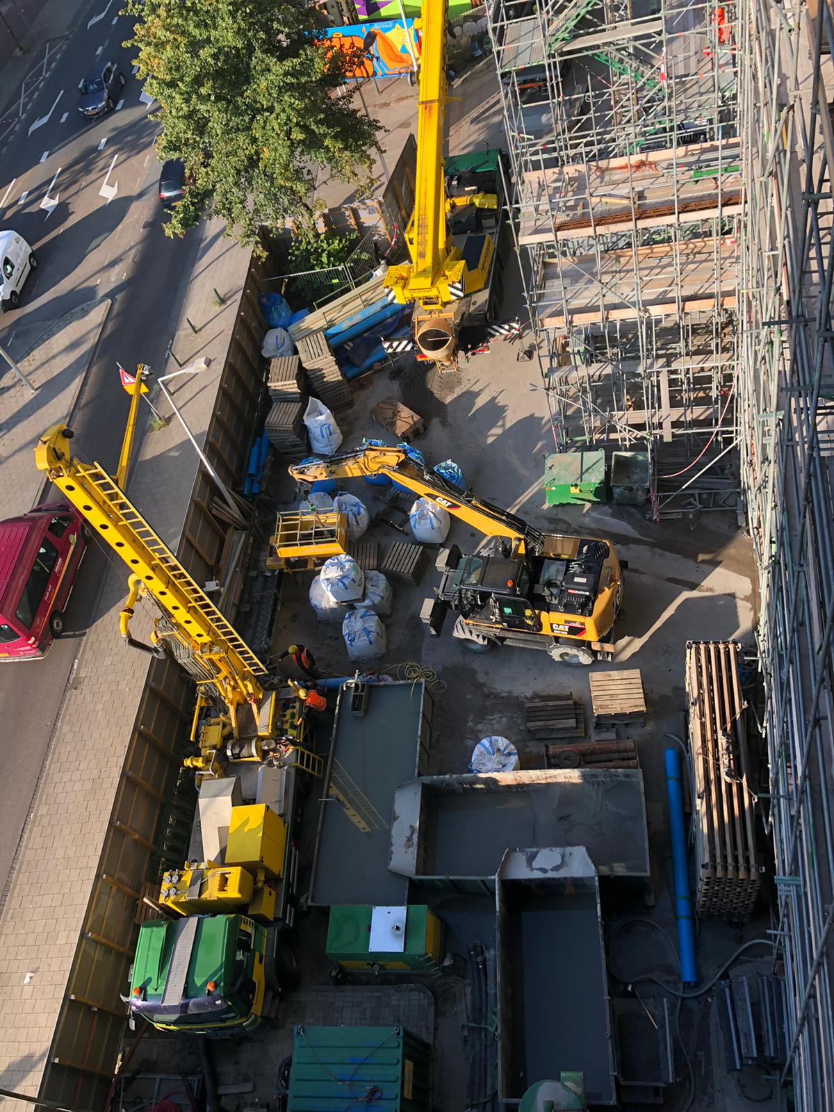 Enegieopslag Stationspostgebouw te Den Haag