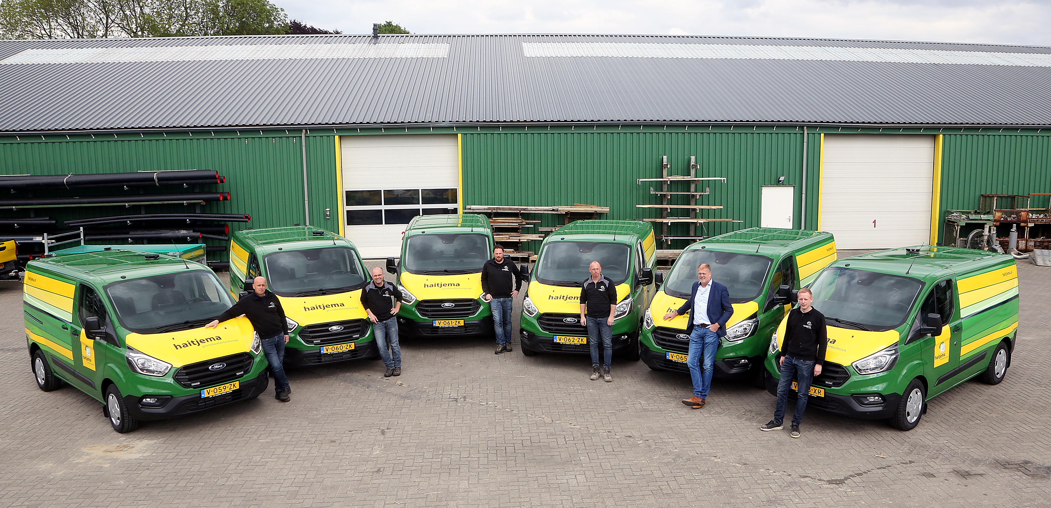 6 Nieuwe Ford Transit Custom bedrijfsbussen Haitjema!