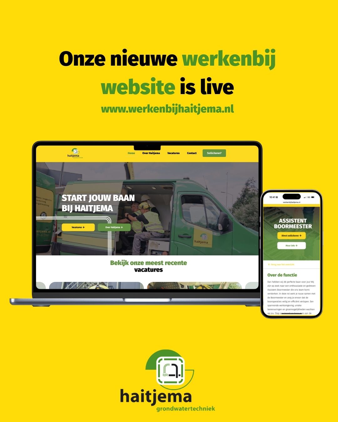 Ontdek jouw toekomst bij ons! Onze nieuwe Werkenbij-website is live!